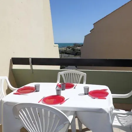 2 Pieces 6 Couchages, Terrasse, Parking Prive, Sud - Fr-1-326-458 Apartament Marseillan (Herault)